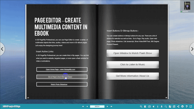 3D PageFlip สร้างหนังสือ 3D e-book จากเอกสาร PDF แบบง่ายๆ แถมใส่ลูกเล่นได้อีกด้วย 