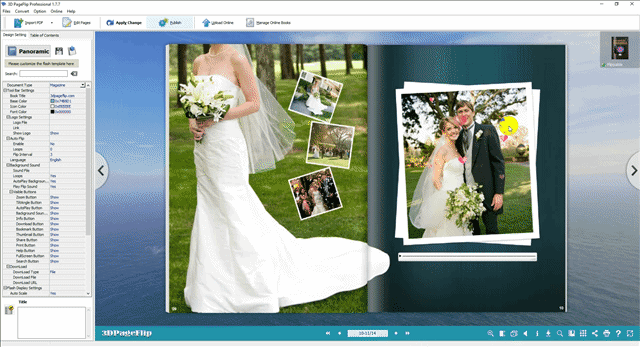 3D PageFlip สร้างหนังสือ 3D e-book จากเอกสาร PDF แบบง่ายๆ แถมใส่ลูกเล่นได้อีกด้วย 