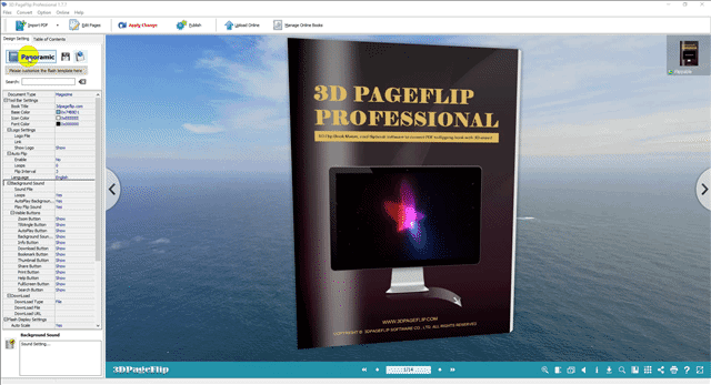 3D PageFlip สร้างหนังสือ 3D e-book จากเอกสาร PDF แบบง่ายๆ แถมใส่ลูกเล่นได้อีกด้วย 