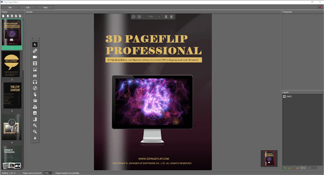 3D PageFlip สร้างหนังสือ 3D e-book จากเอกสาร PDF แบบง่ายๆ แถมใส่ลูกเล่นได้อีกด้วย 