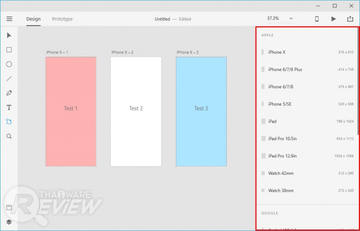Adobe XD CC สร้างแม่แบบดีไซน์แอปฯ หรือเว็บไซต์ เสนองานลูกค้า/ทีมได้อย่างมืออาชีพ