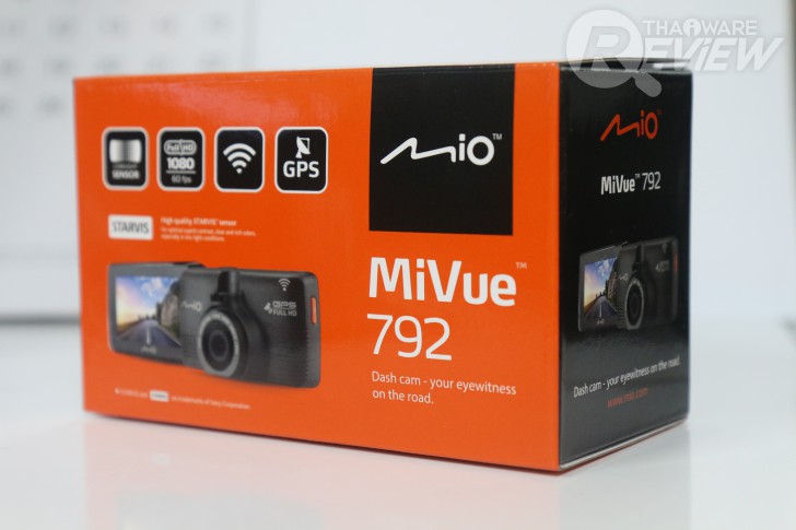 Mio MiVue 792 กล้องติดหน้ารถอัจฉริยะ ถ่ายดีในที่แสงน้อย พร้อม Wi-Fi และ GPS ในตัว 