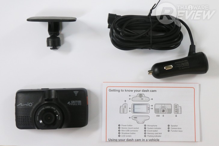 Mio MiVue 792 กล้องติดหน้ารถอัจฉริยะ ถ่ายดีในที่แสงน้อย พร้อม Wi-Fi และ GPS ในตัว 