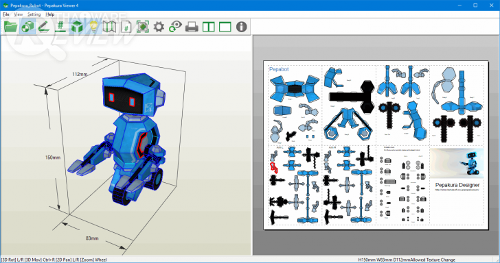 Pepakura Designer โปรแกรมสร้างโมเดลกระดาษสุดเจ๋ง สำหรับคนรักงานประดิษฐ์ประดอย