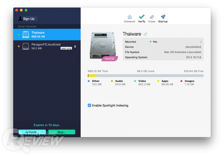 Paragon NTFS for Mac โปรแกรมที่ช่วยให้ใช้งานแฟลชไดรฟ์ ฮาร์ดไดรฟ์บน Mac ได้ทุกระบบ