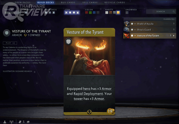 Artifact การ์ดเกมส์ตัวใหม่ที่เปลี่ยนโลก Moba ของ Dota 2 มาเป็นเกมการ์ดเชิงกลยุทธ์