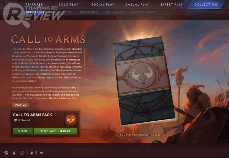 Artifact การ์ดเกมส์ตัวใหม่ที่เปลี่ยนโลก Moba ของ Dota 2 มาเป็นเกมการ์ดเชิงกลยุทธ์