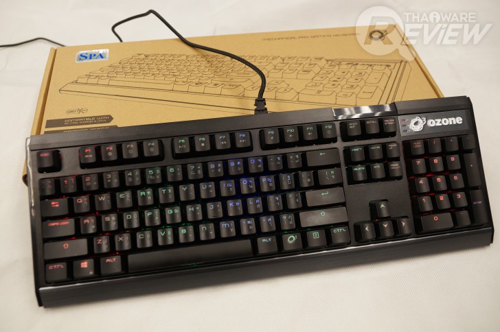 Ozone Strike X30 คีย์บอร์ด Mechanical แบบ Blue Switch ตัวใหม่พร้อมไฟ RGB สุดสวย