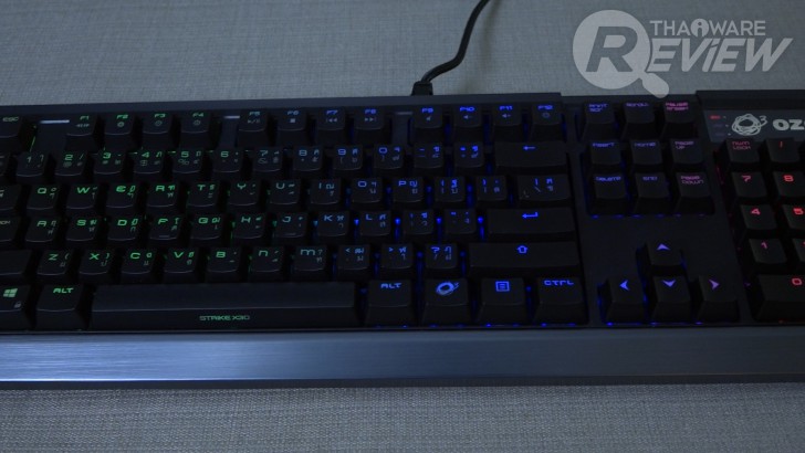 Ozone Strike X30 คีย์บอร์ด Mechanical แบบ Blue Switch ตัวใหม่พร้อมไฟ RGB สุดสวย