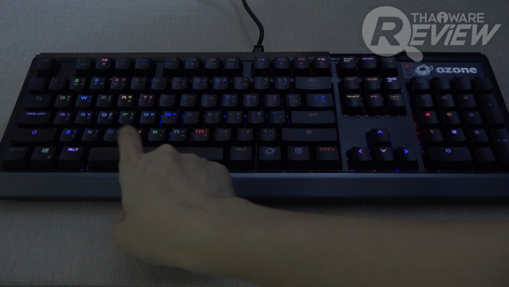 Ozone Strike X30 คีย์บอร์ด Mechanical แบบ Blue Switch ตัวใหม่พร้อมไฟ RGB สุดสวย