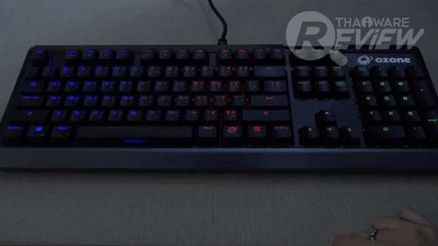 Ozone Strike X30 คีย์บอร์ด Mechanical แบบ Blue Switch ตัวใหม่พร้อมไฟ RGB สุดสวย Ozone Strike X30 คีย์บอร์ด Mechanical แบบ Blue Switch ตัวใหม่พร้อมไฟ RGB สุดสวย