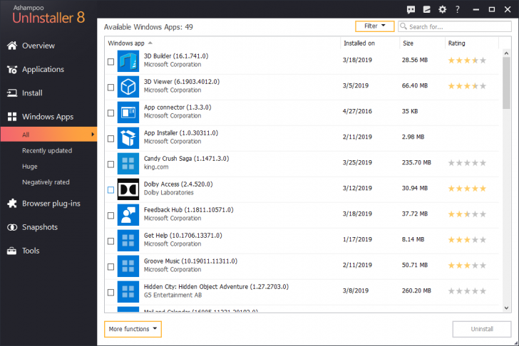 Ashampoo UnInstaller 8 โปรแกรมถอนการติดตั้งสะอาดหมดจด พร้อมฟังก์ชั่นสุดแจ่ม