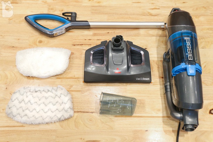 Bissell Vac&Steam เครื่องดูดฝุ่น 3-in-1 ถูทีเดียว ฝุ่นหาย คราบละลาย เชื้อโรคตาย