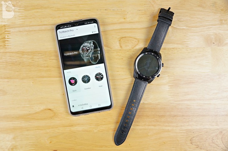 TicWatch Pro สมาร์ทวอทช์ Wear OS ระดับพรีเมี่ยม แบตฯ อึด 5 วัน มี GPS ในตัว
