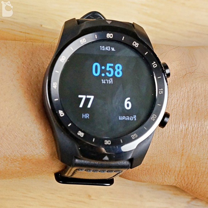 TicWatch Pro สมาร์ทวอทช์ Wear OS ระดับพรีเมี่ยม แบตฯ อึด 5 วัน มี GPS ในตัว