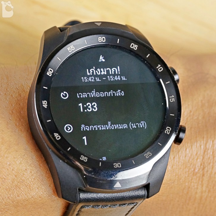 TicWatch Pro สมาร์ทวอทช์ Wear OS ระดับพรีเมี่ยม แบตฯ อึด 5 วัน มี GPS ในตัว