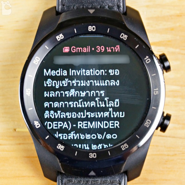 TicWatch Pro สมาร์ทวอทช์ Wear OS ระดับพรีเมี่ยม แบตฯ อึด 5 วัน มี GPS ในตัว