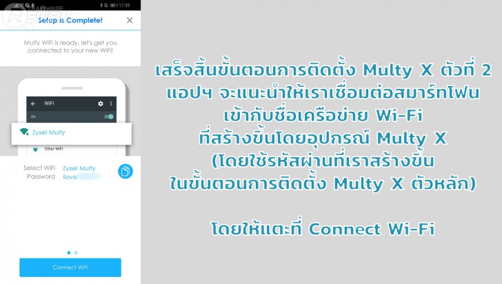 ZYXEL Multy X AC3000 ขยายสัญญาณ Wi-Fi ให้เร็วแรงทั่วบ้าน ปรับแต่งผ่านแอปฯ ได้ง่ายๆ