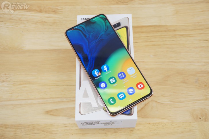 Samsung Galaxy A80 สมาร์ทโฟนกล้องหลังหมุนกลับสลับได้ ถ่ายวิดีโอเด็ด 