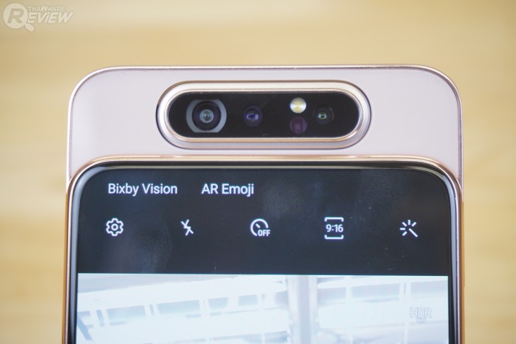 Samsung Galaxy A80 สมาร์ทโฟนกล้องหลังหมุนกลับสลับได้ ถ่ายวิดีโอเด็ด 