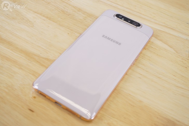 Samsung Galaxy A80 สมาร์ทโฟนกล้องหลังหมุนกลับสลับได้ ถ่ายวิดีโอเด็ด 