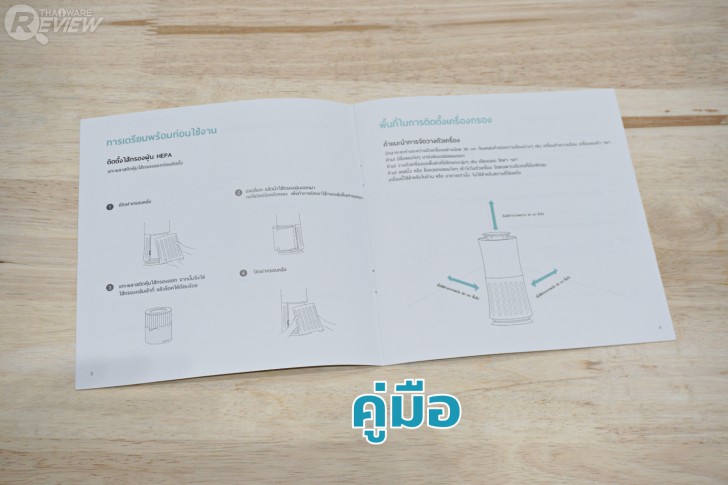 Mister Robot Air Purifier Ultra เครื่องฟอกอากาศขนาดกลาง มีเซ็นเซอร์วัดฝุ่น PM 2.5