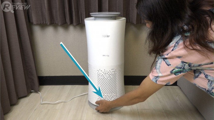 Mister Robot Air Purifier Ultra เครื่องฟอกอากาศขนาดกลาง มีเซ็นเซอร์วัดฝุ่น PM 2.5