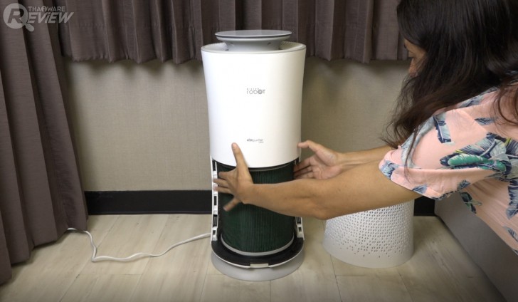 Mister Robot Air Purifier Ultra เครื่องฟอกอากาศขนาดกลาง มีเซ็นเซอร์วัดฝุ่น PM 2.5