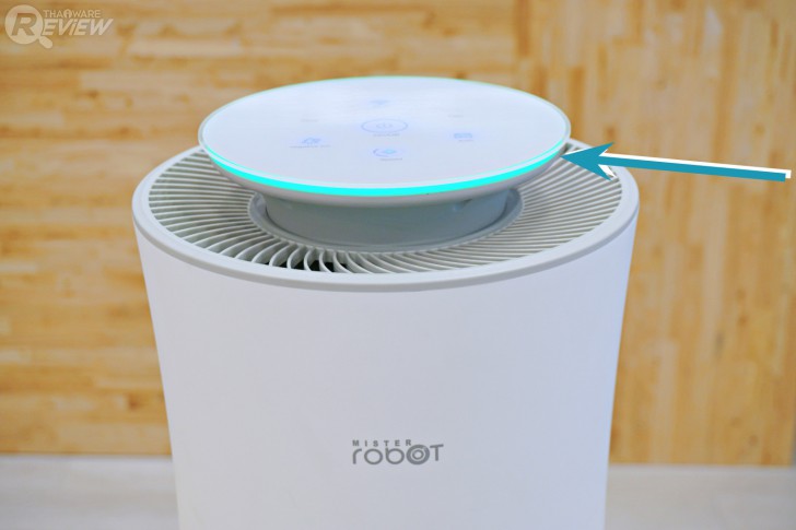 Mister Robot Air Purifier Ultra เครื่องฟอกอากาศขนาดกลาง มีเซ็นเซอร์วัดฝุ่น PM 2.5
