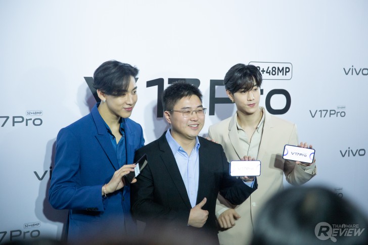 สมาร์ทโฟนกล้องหน้าคู่ Vivo V17 Pro ที่มีแบมแบมและมาร์ค GOT7 เป็นพรีเซนเตอร์!