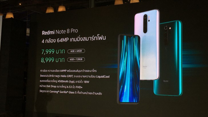 Xiaomi Redmi Note 8 | Note 8 Pro มือถือฟีเจอร์แบบเรือธง ในราคาไม่ถึงหมื่น