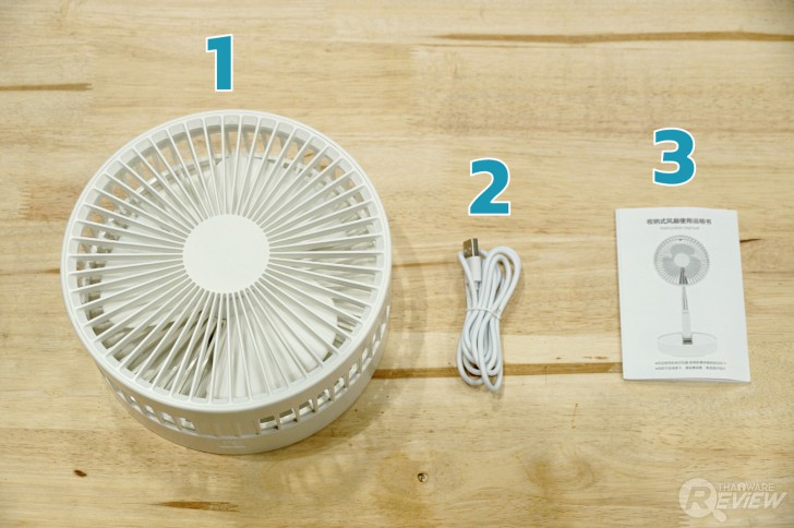 พัดลมพกพา รุ่น P9 พัดลมตั้งพื้นไร้สายขนาดกะทัดรัด พกพาสะดวก