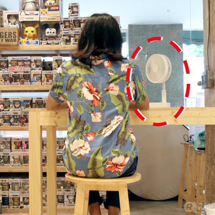 พัดลมพกพา รุ่น P9 พัดลมตั้งพื้นไร้สายขนาดกะทัดรัด พกพาสะดวก