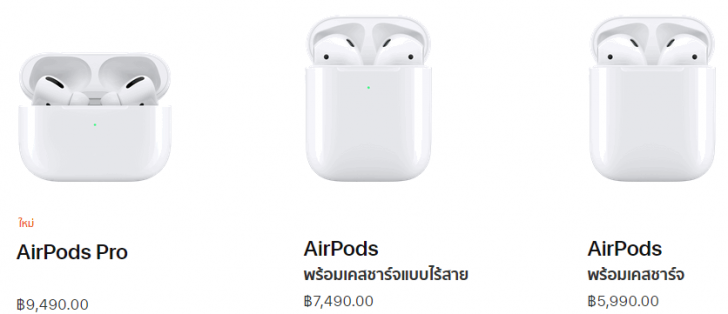 AirPods Pro แตกต่างจาก AirPods รุ่นเดิม อย่างไรบ้าง?