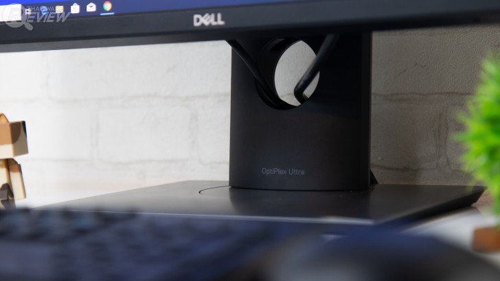 'Dell OptiPlex 7070 Ultra' เลือกสเปกได้ ดีไซน์มินิมอล ซ่อนเครื่องในขาตั้งจอ