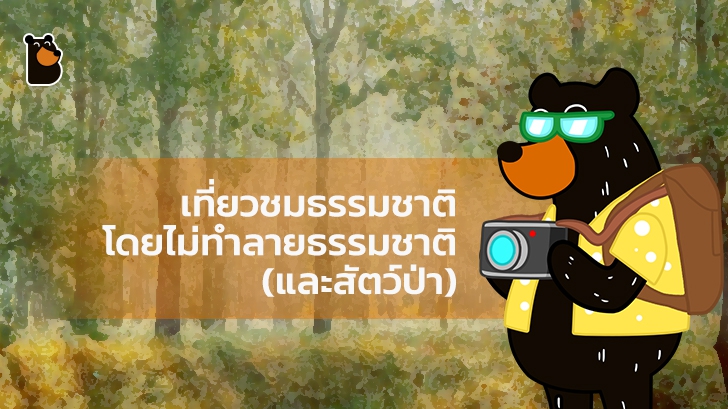การเที่ยวชมธรรมชาติโดยไม่ทำลายธรรมชาติ (และสัตว์ป่า)