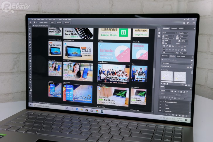 ASUS ZenBook 15 สเปก i7-Gen10 + GTX1650 ดีไซน์พรีเมียม จอคม 4K เล่นเกมส์ลื่น