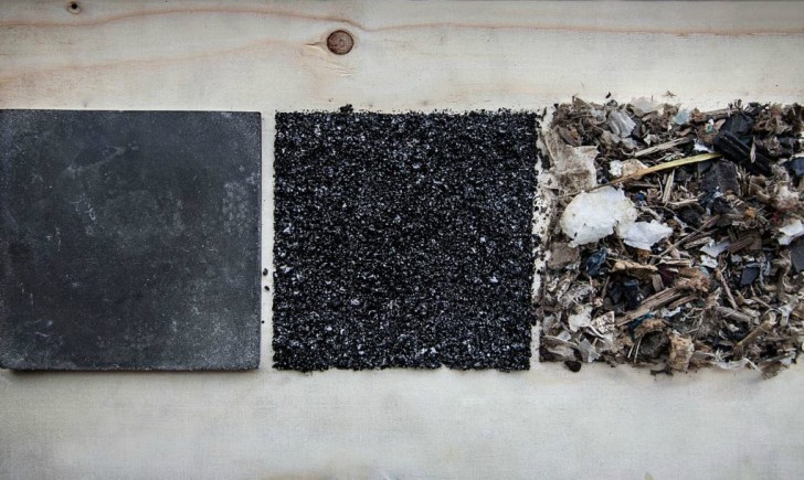 Plasma Rock หินที่ขึ้นผลิตมาจากการรีไซเคิลขยะ