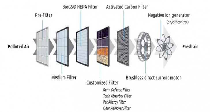 ขนาดของไวรัส แบคทีเรีย และฝุ่น กับประสิทธิภาพการกรอง ของเครื่องฟอกอากาศ และหน้ากากอนามัย