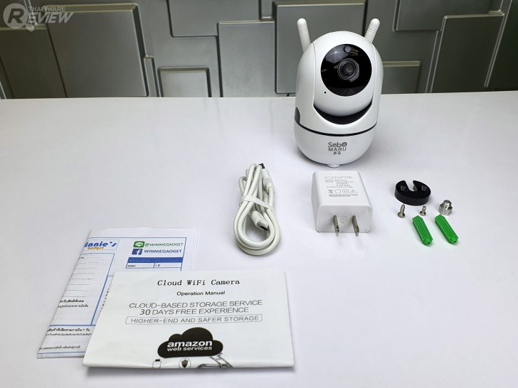 SebO MARU กล้องวงจรปิด IP Camera หมุนได้ 360 องศา มีอินฟราเรดภาพสี