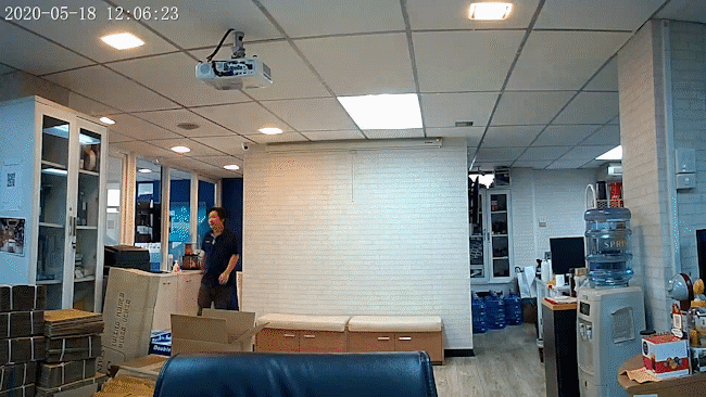 SebO MARU กล้องวงจรปิด IP Camera หมุนได้ 360 องศา มีอินฟราเรดภาพสี