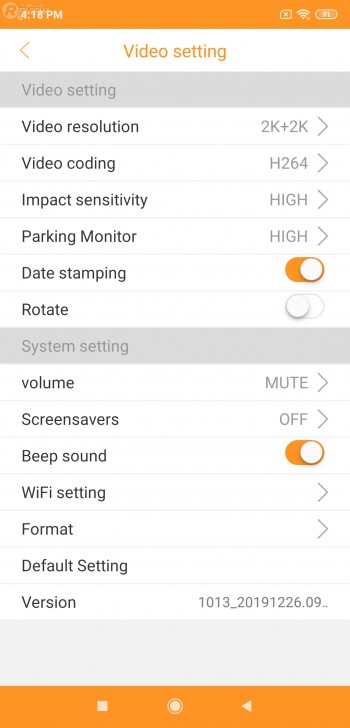 VANGO D70 กล้องติดรถยนต์หน้า-หลัง ความละเอียดสูงสุด 4K ภาพคมชัดแม้แสงน้อย