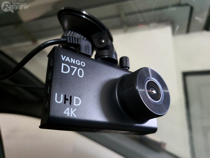 VANGO D70 กล้องติดรถยนต์หน้า-หลัง ความละเอียดสูงสุด 4K ภาพคมชัดแม้แสงน้อย