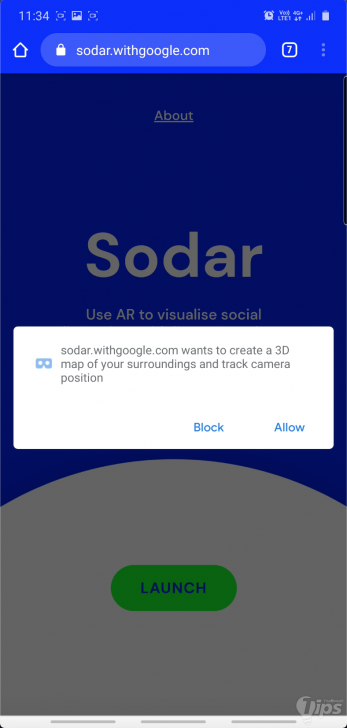 Sodar เรดาร์ AR ช่วยเว้นระยะ Social Distancing จาก Google