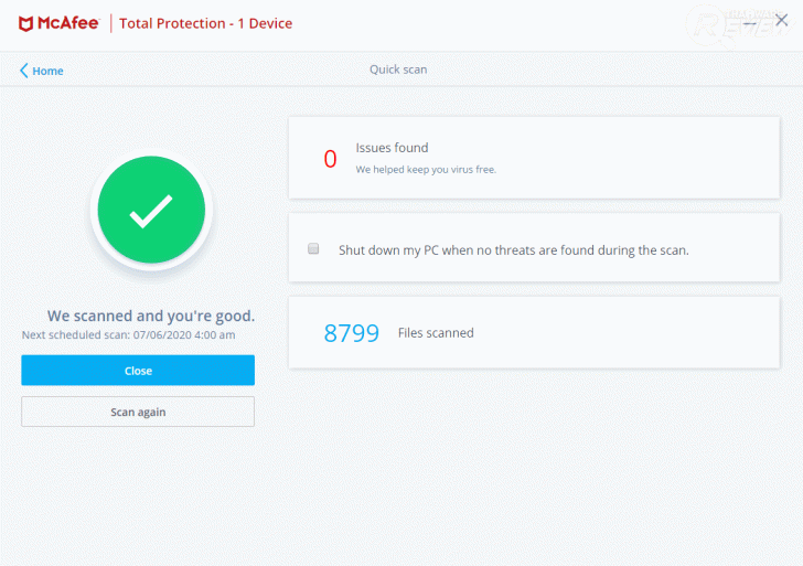 McAfee Total Protection โปรแกรมแอนดี้ไวรัสตัวเก่ง ลูกเล่นเพียบ