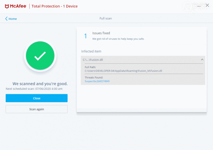 McAfee Total Protection โปรแกรมแอนดี้ไวรัสตัวเก่ง ลูกเล่นเพียบ