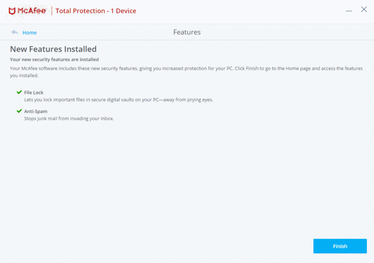McAfee Total Protection โปรแกรมแอนดี้ไวรัสตัวเก่ง ลูกเล่นเพียบ