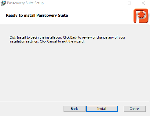 การติดตั้ง โปรแกรมกู้รหัสผ่าน Passcovery Suite การติดตั้ง โปรแกรมกู้รหัสผ่าน Passcovery Suite