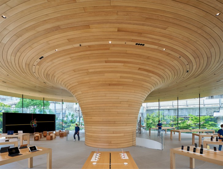 Apple Store เซ็นทรัลเวิลด์ กรุงเทพ กับการออกแบบ และ สถาปัตยกรรม Tree Canopy