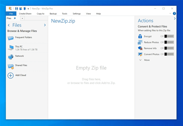WinZip 25 Enterprise Edition โปรแกรมบีบอัดไฟล์ แตกไฟล์ ที่รองรับการใช้งานในองค์กรธุรกิจ